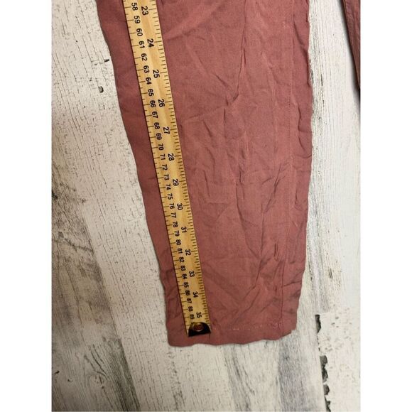 Ambiance Womens comfortable relaxed paper bag pants Size small - Picture 6 of 11